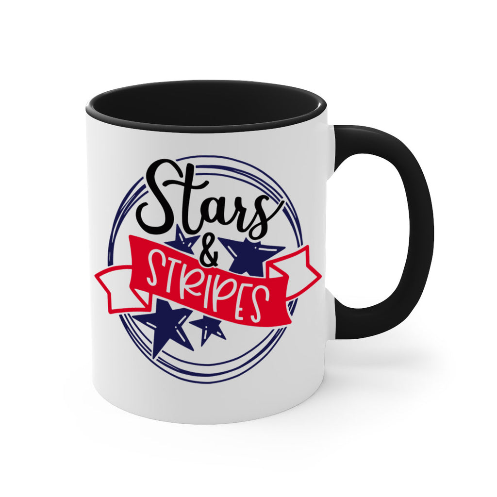 Stars StripeS Style 174#- 4th Of July-Mug / Coffee Cup