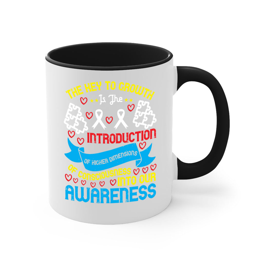 The key to growth is the introduction of higher dimensions Style 20#- Self awareness-Mug / Coffee Cup