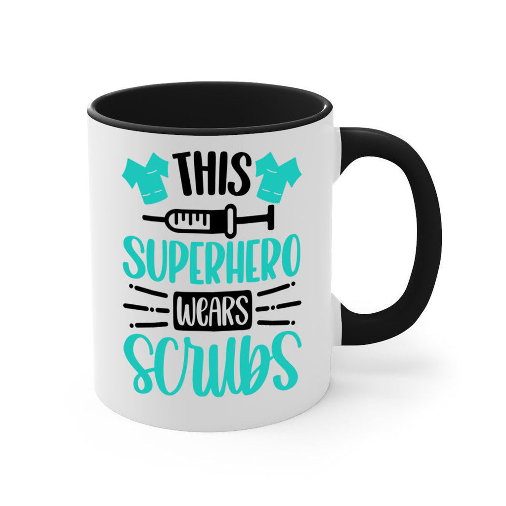This Superhero Wears Style Style 18#- nurse-Mug / Coffee Cup