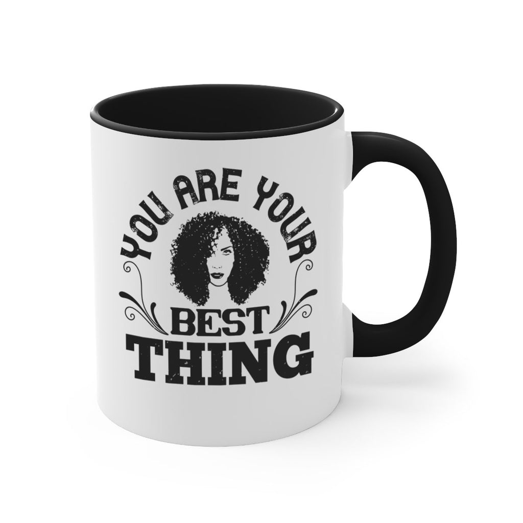 You are your best thing Style 9#- Afro - Black-Mug / Coffee Cup