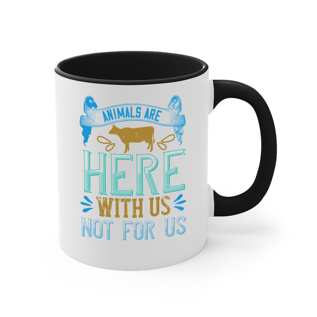 animals are here with us not for us 93#- vegan-Mug / Coffee Cup