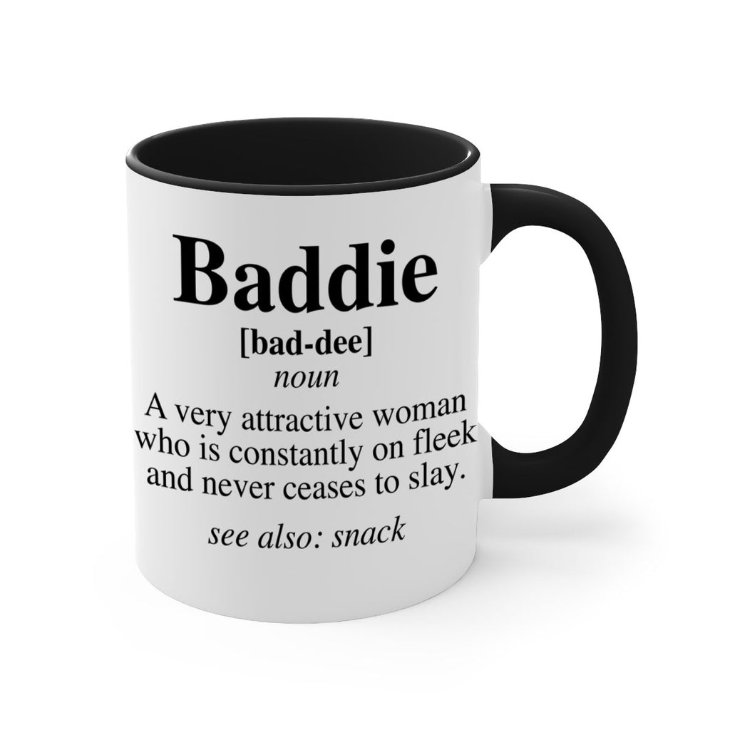 baddie definition 269#- black words - phrases-Mug / Coffee Cup
