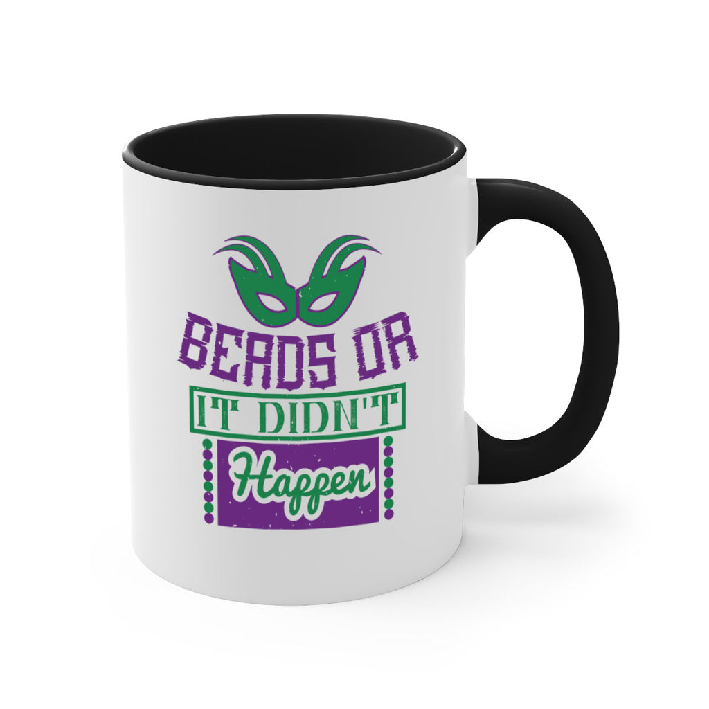 beads or it didnt happen 27#- mardi gras-Mug / Coffee Cup