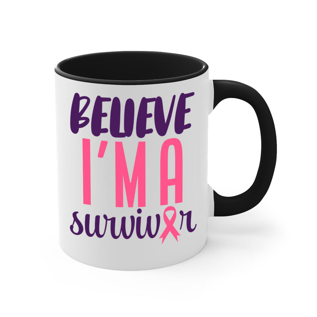believe im a survivor Style 16#- breast cancer-Mug / Coffee Cup