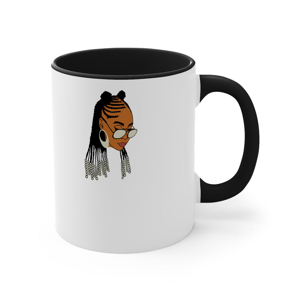 black afro 43#- Black women - Girls-Mug / Coffee Cup