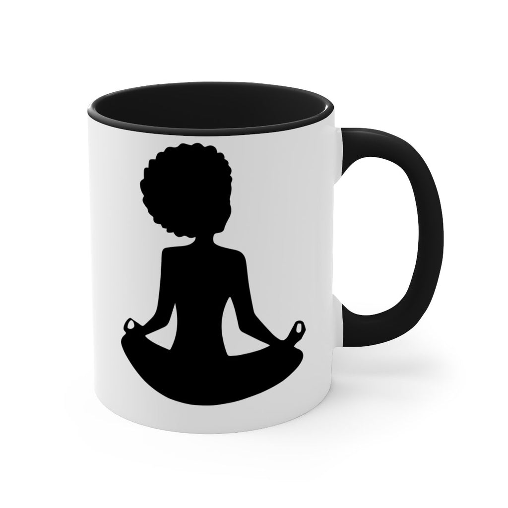 black woman sitting 8#- Black women - Girls-Mug / Coffee Cup