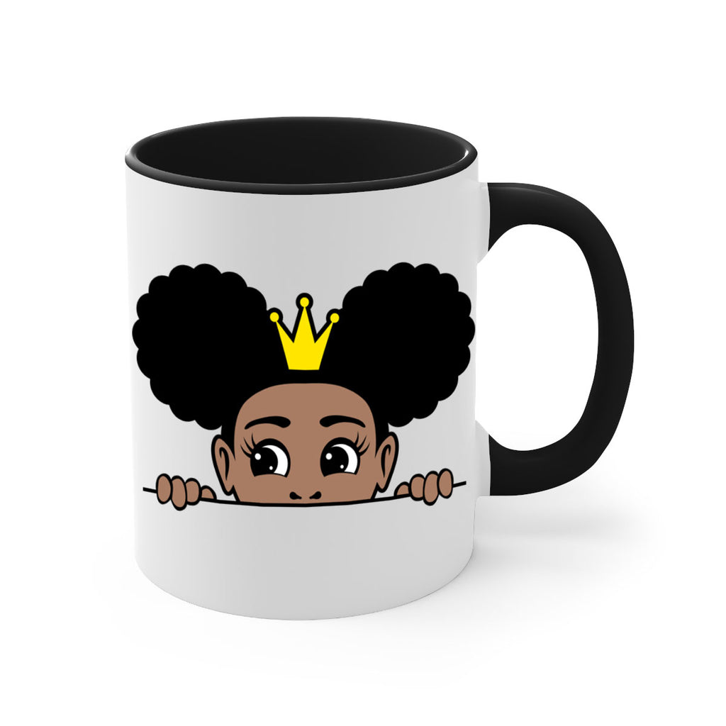 crown afro puffs 51#- Black women - Girls-Mug / Coffee Cup