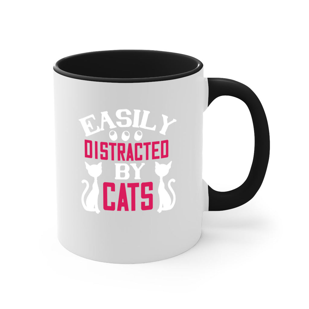 easily distracted by cats Style 46#- cat-Mug / Coffee Cup