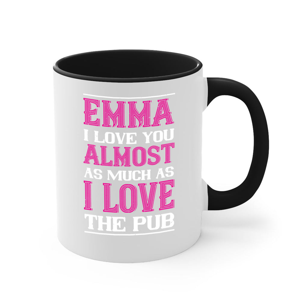 emma i love you almost as much as 63#- valentines day-Mug / Coffee Cup