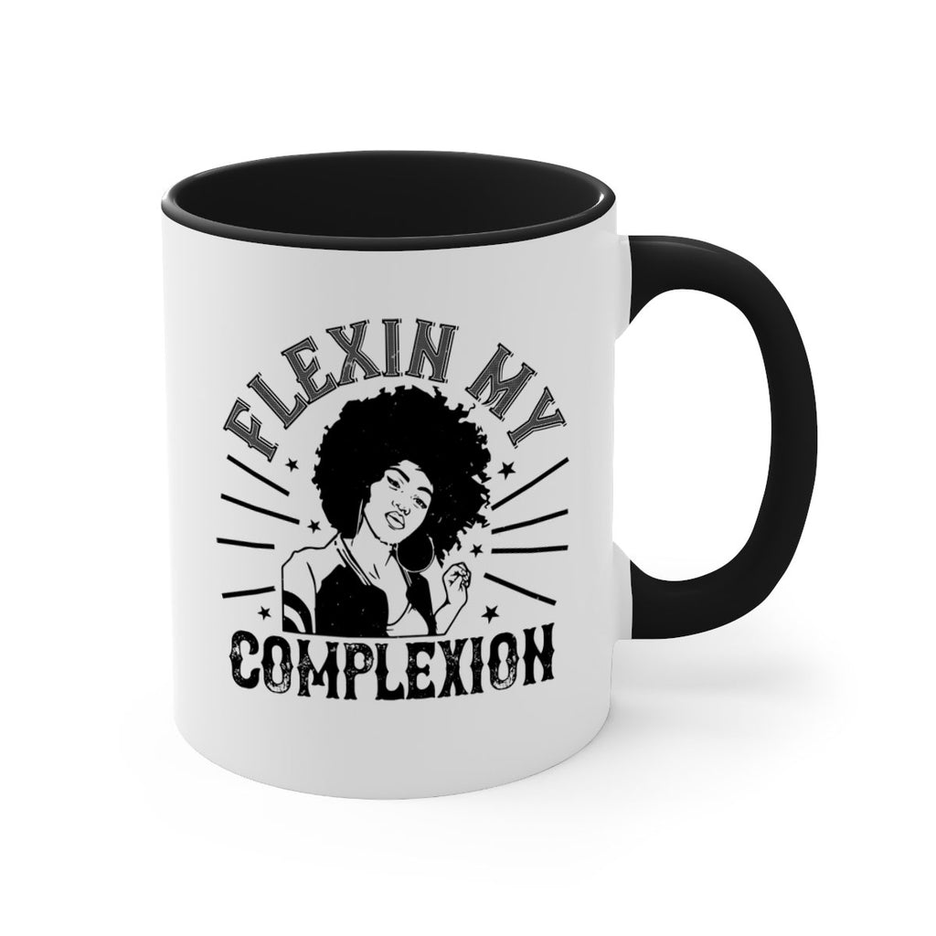 flexin my complexion Style 34#- Afro - Black-Mug / Coffee Cup
