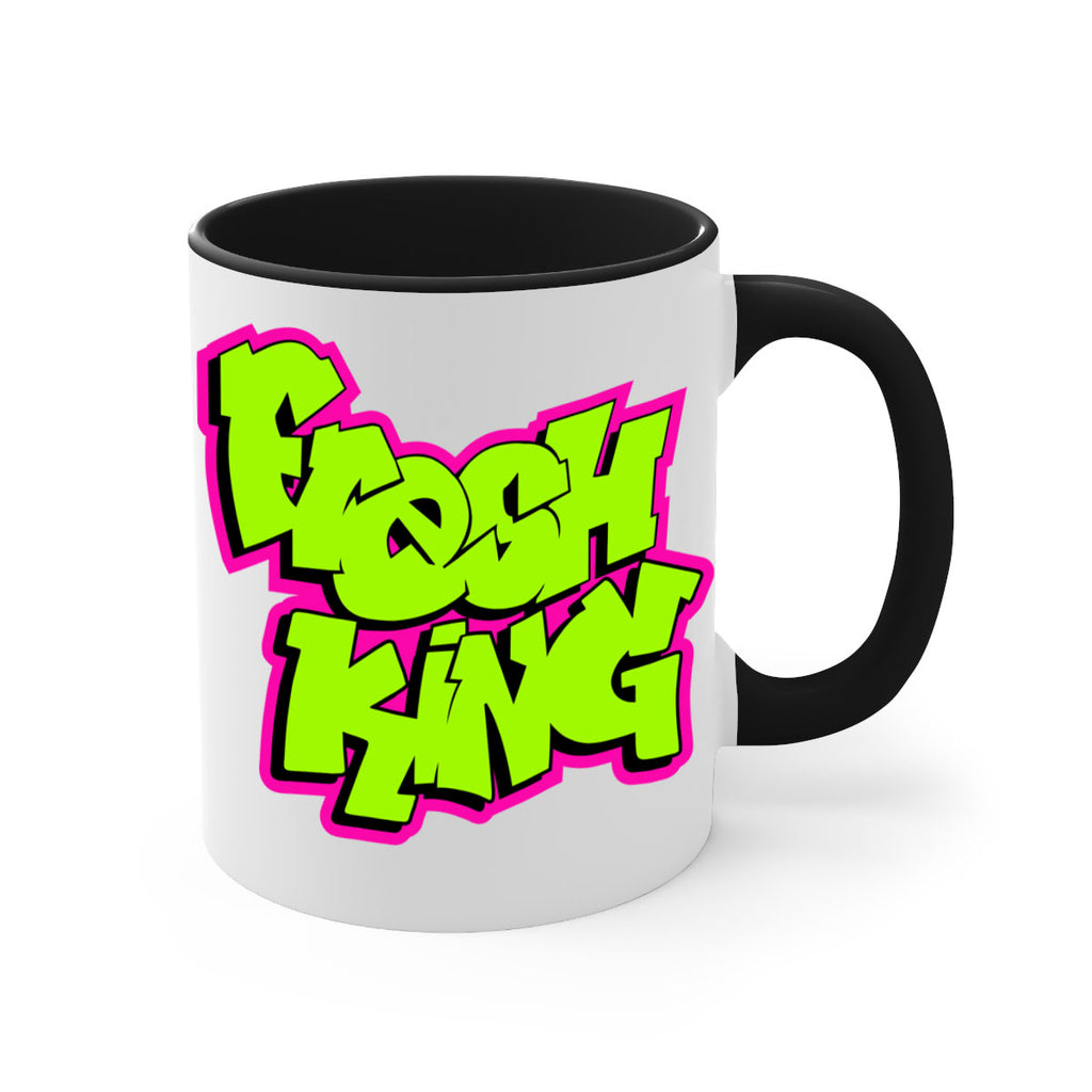 fresh king 147#- black words - phrases-Mug / Coffee Cup