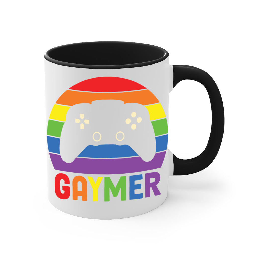 gaymer lgbt gamer rainbow flag lgbt 135#- lgbt-Mug / Coffee Cup