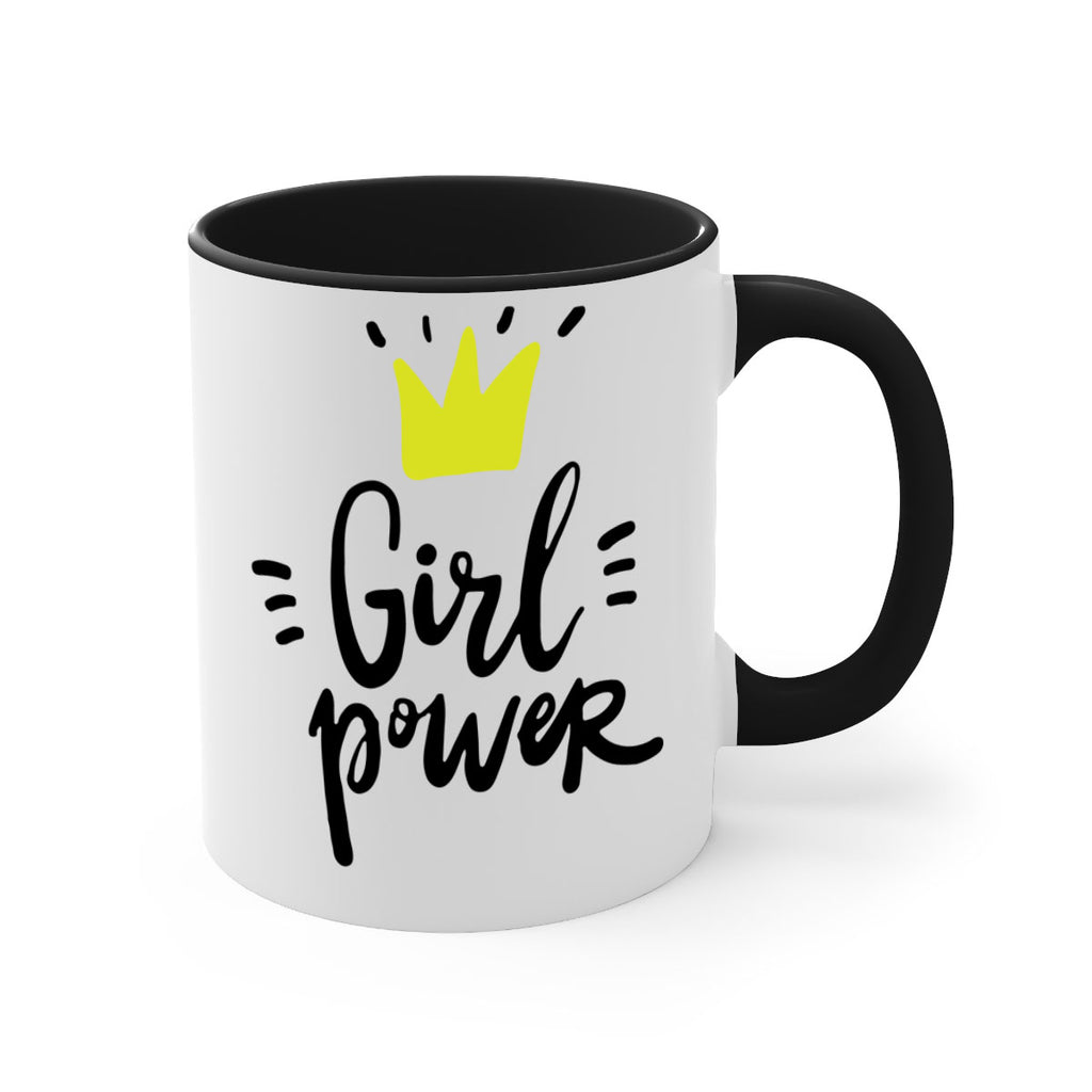 girl power crown 35#- Black women - Girls-Mug / Coffee Cup