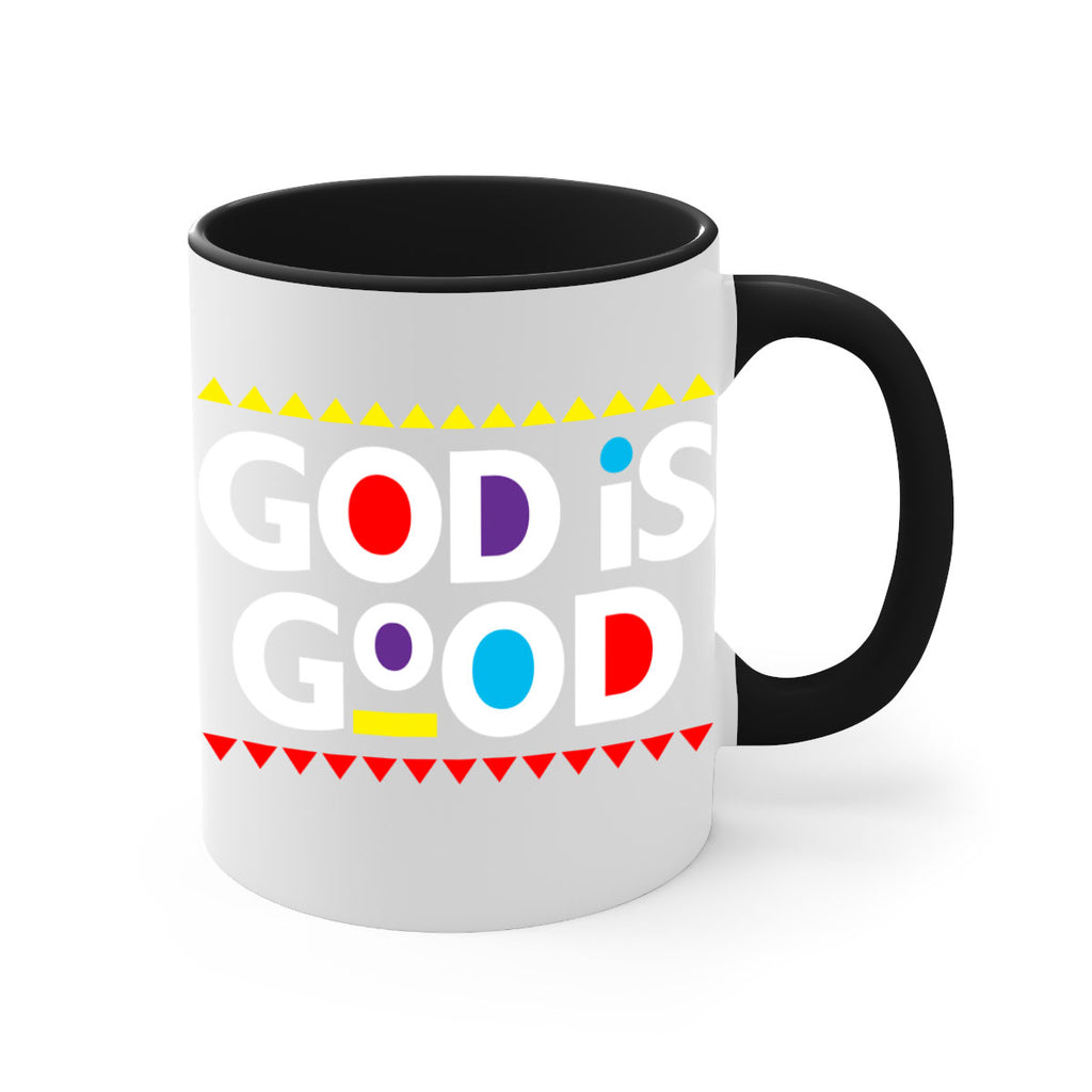 god is good 143#- black words - phrases-Mug / Coffee Cup