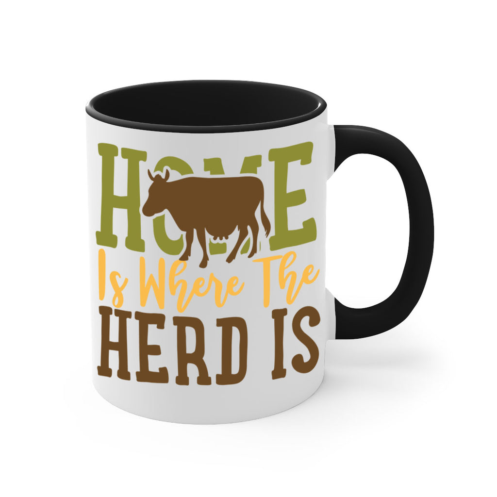 home is where the herd is 7#- Farm and garden-Mug / Coffee Cup