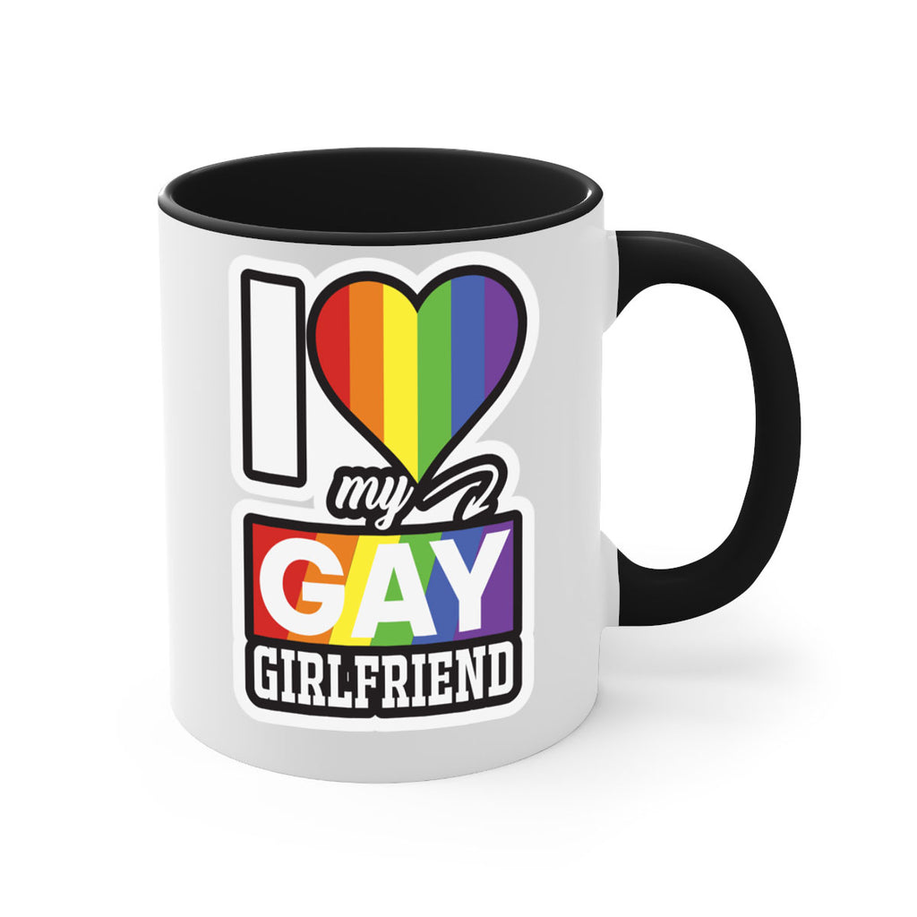 i love my gay girlfriend lgbt 126#- lgbt-Mug / Coffee Cup