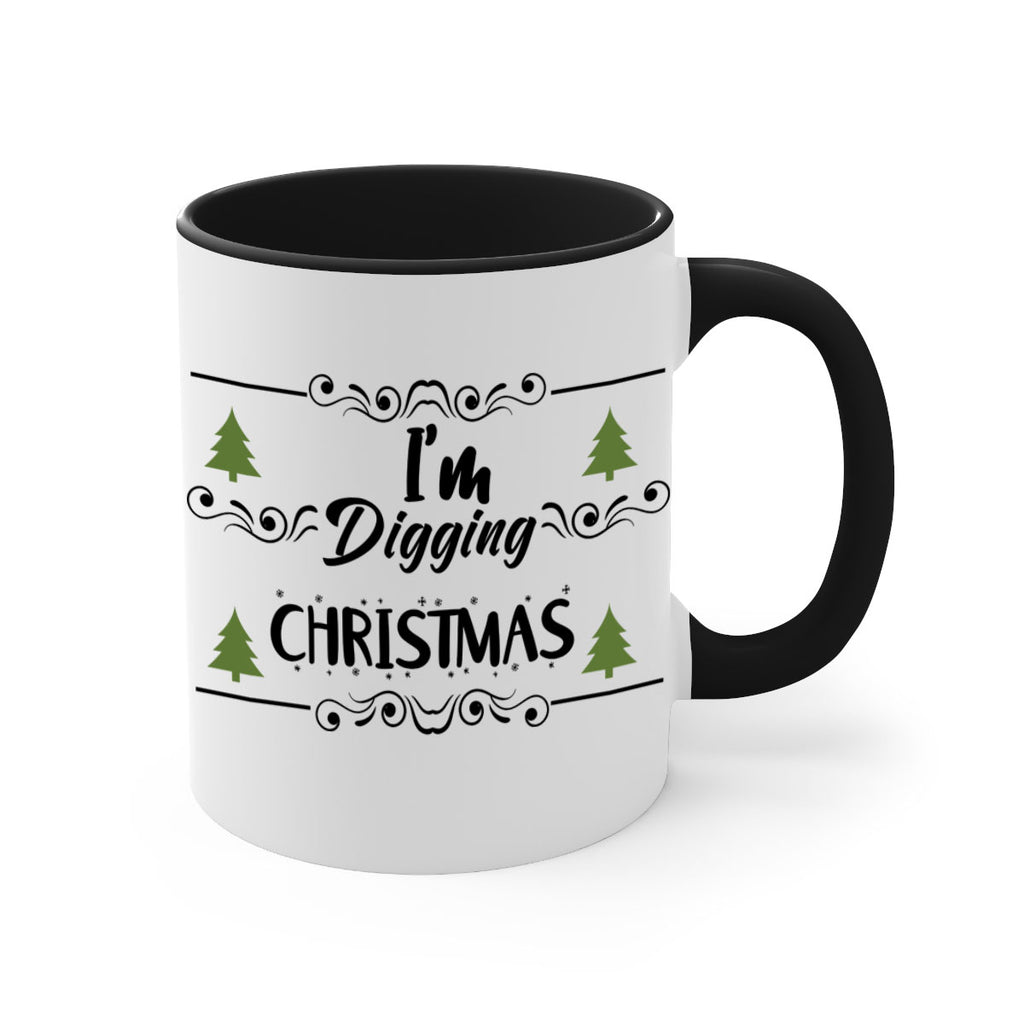 i m digging christmas style 338#- christmas-Mug / Coffee Cup