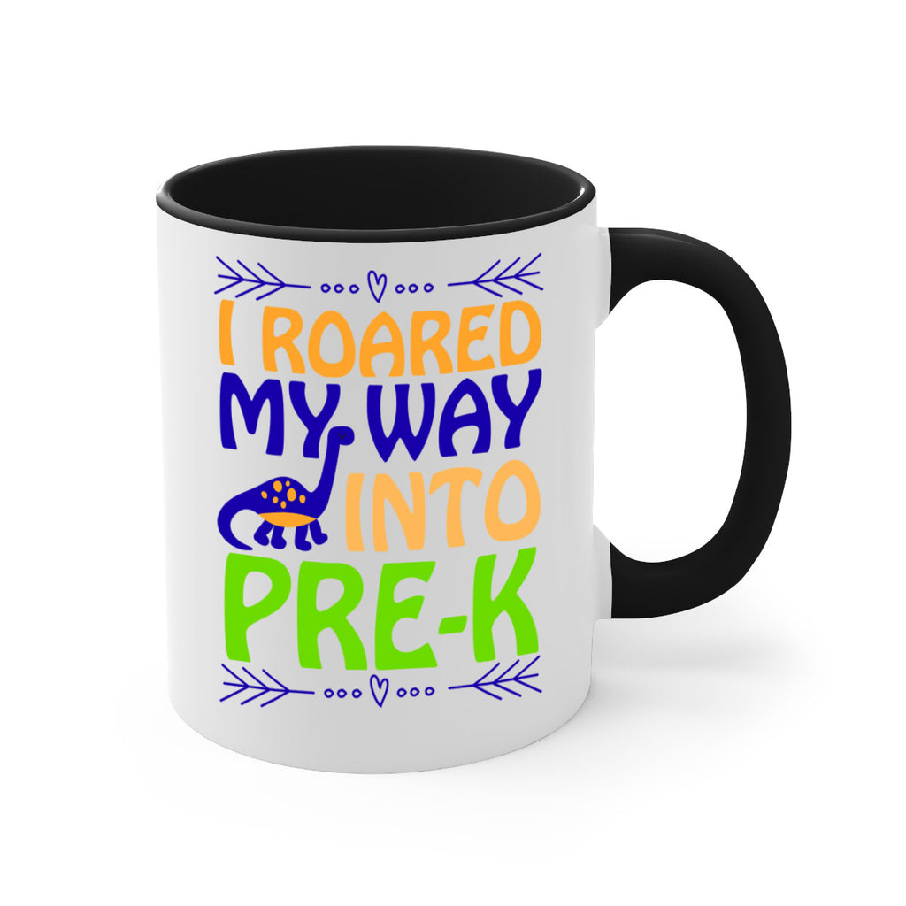 i roared my way into prek 20#- mardi gras-Mug / Coffee Cup