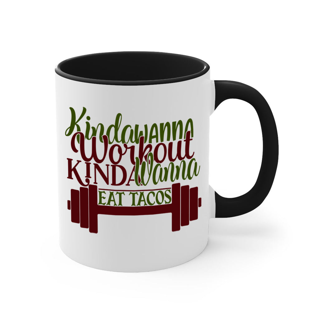 kinda wanna workout kinda wanna eat tacos 36#- gym-Mug / Coffee Cup