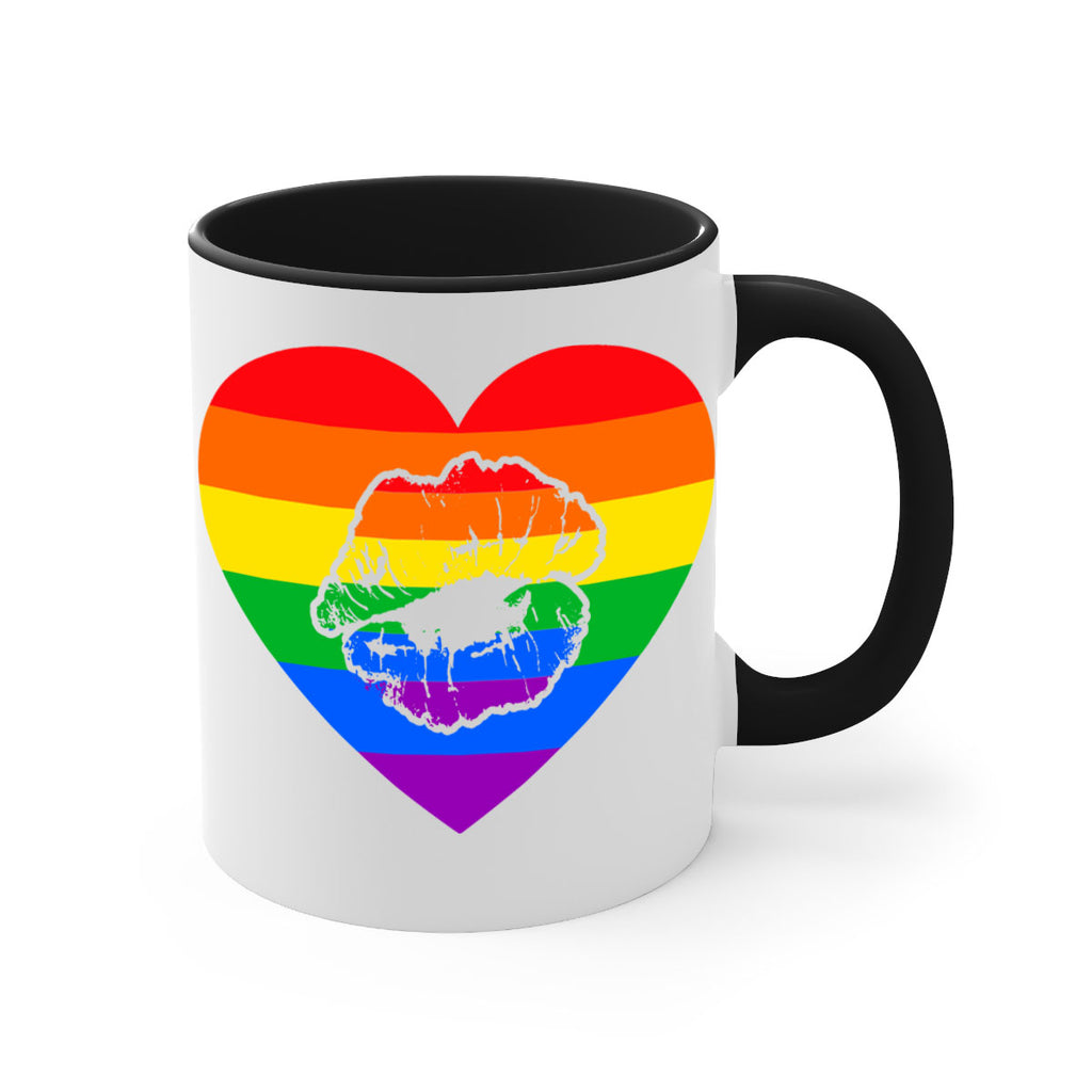 lgbt rainbow cool lip lgbt 96#- lgbt-Mug / Coffee Cup