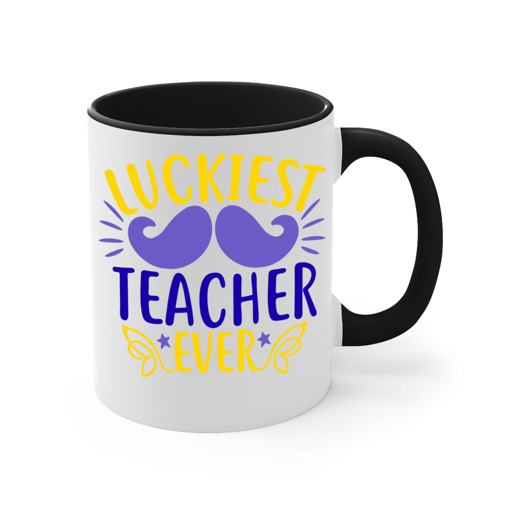luckiest teacher ever 12#- mardi gras-Mug / Coffee Cup