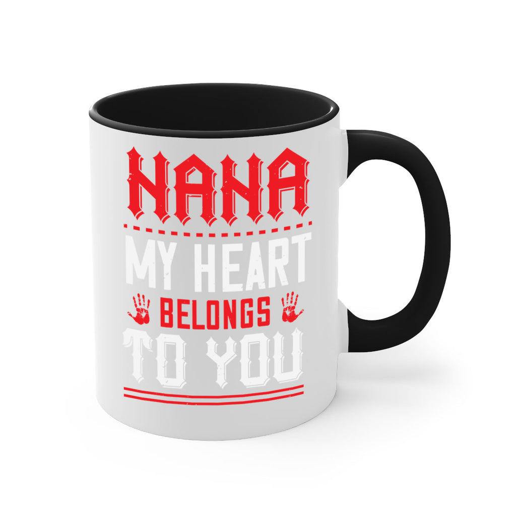 nana MY HEART 7#- grandma-Mug / Coffee Cup