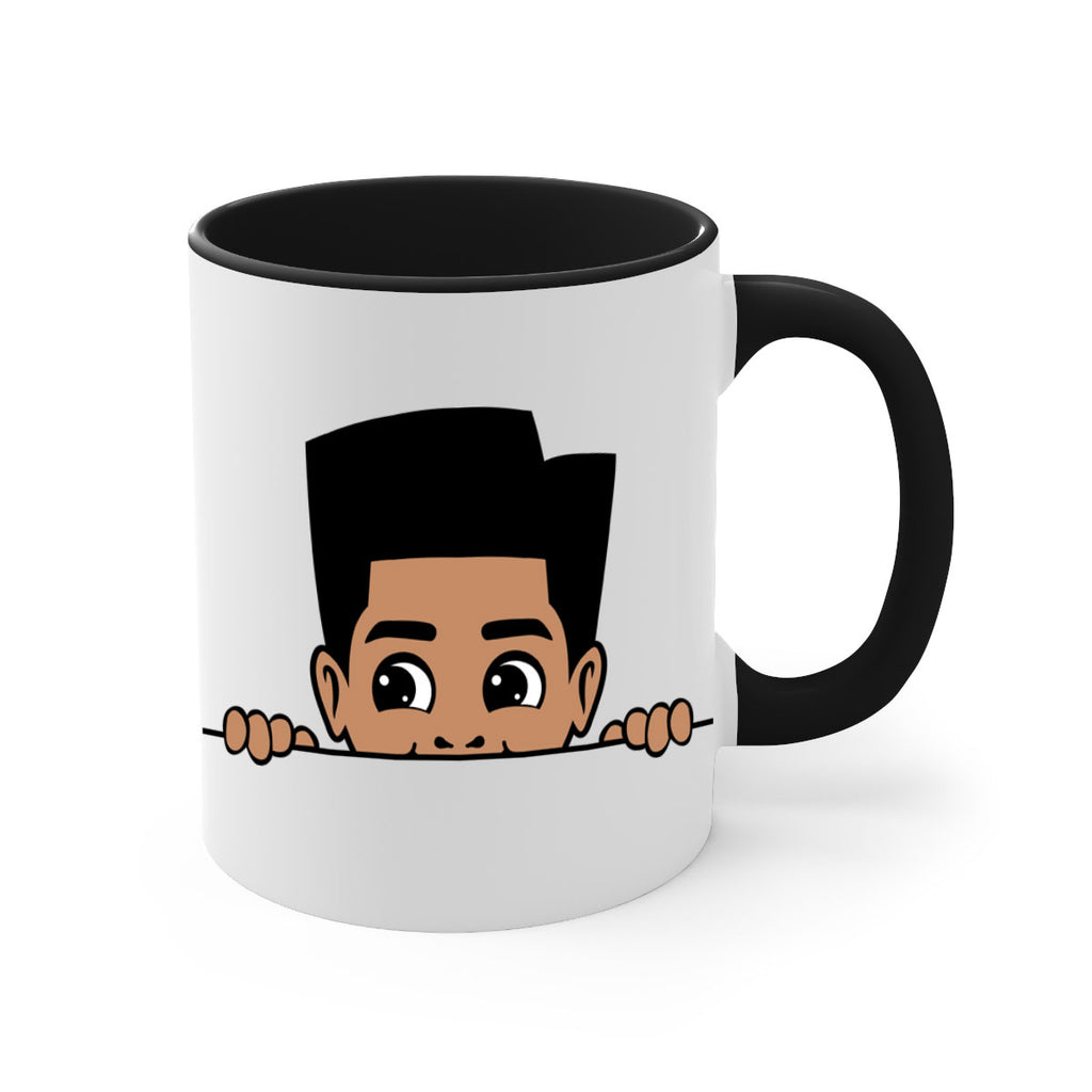 peekaboo boy 18#- Black men - Boys-Mug / Coffee Cup