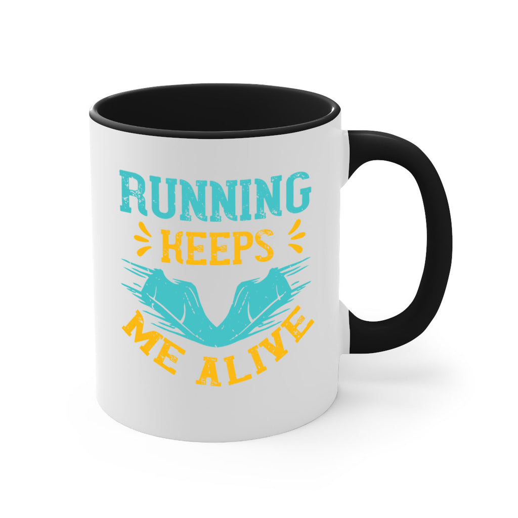 running keeps me alive 19#- running-Mug / Coffee Cup