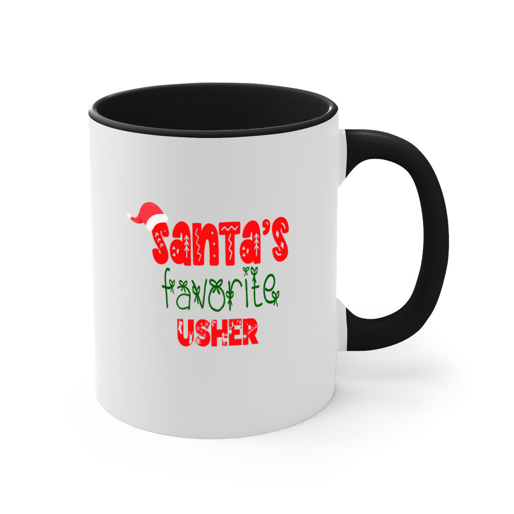 santas favorite usher style 1142#- christmas-Mug / Coffee Cup