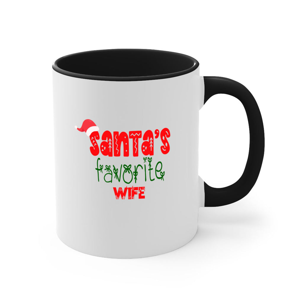 santas favorite wife style 1156#- christmas-Mug / Coffee Cup
