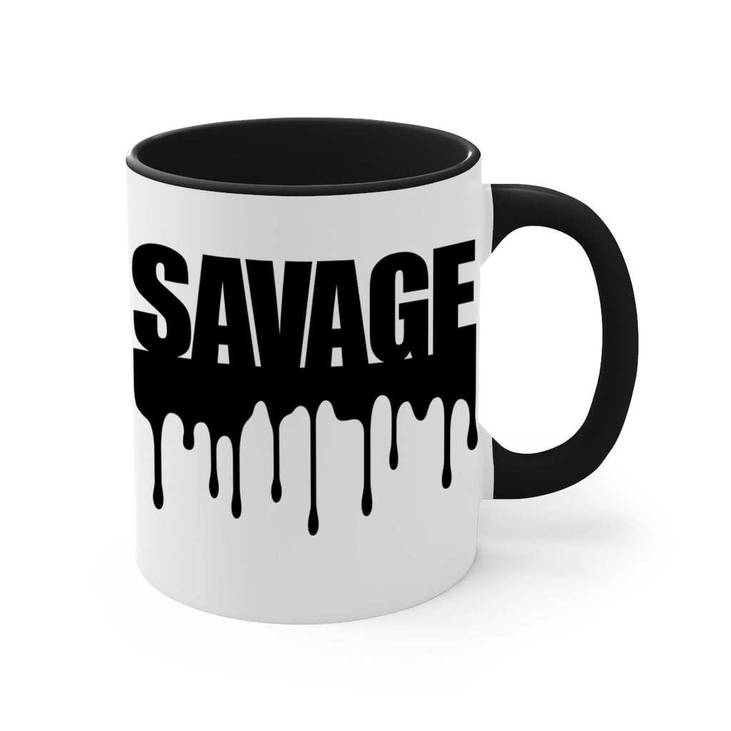 savage drip 41#- black words - phrases-Mug / Coffee Cup