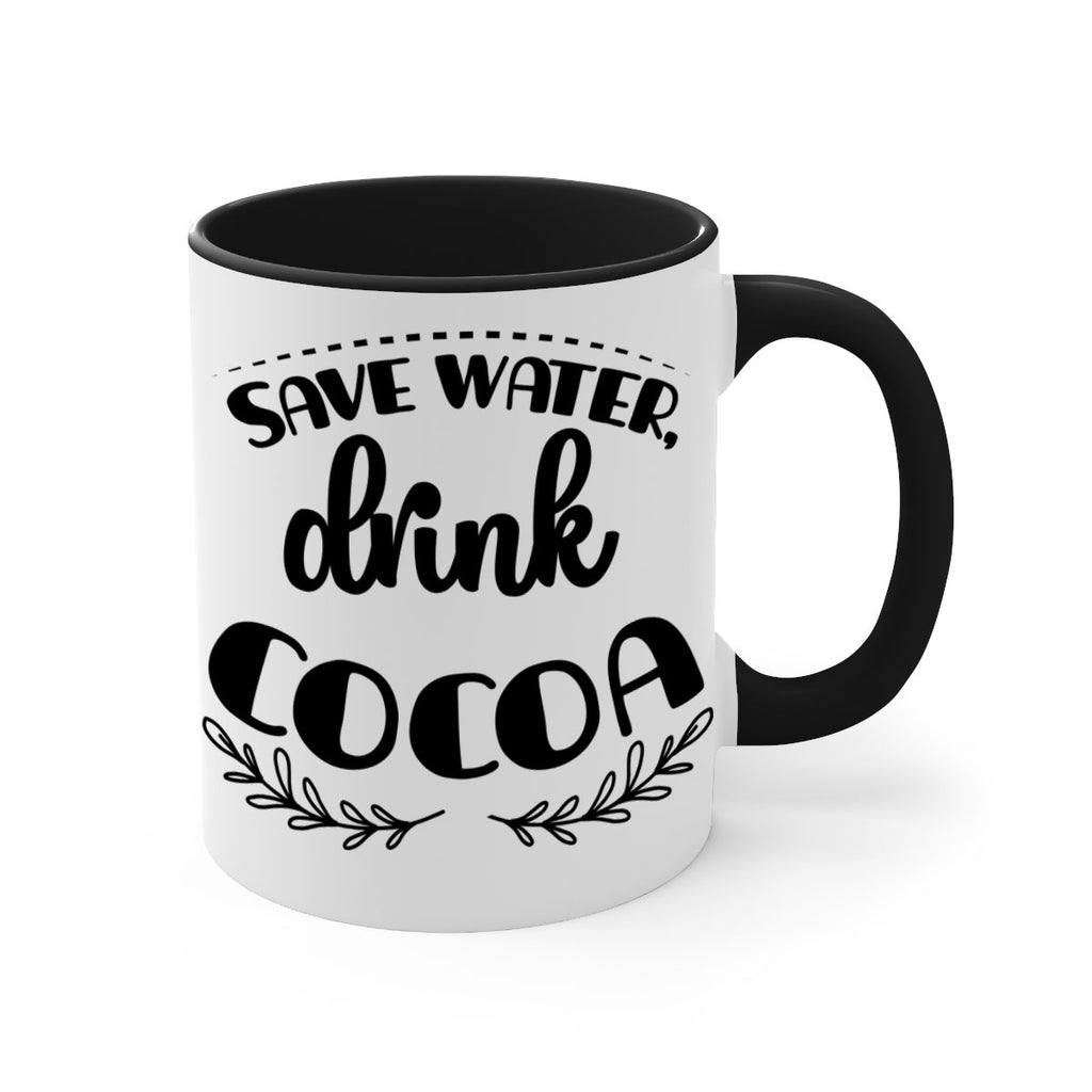 save water, drink cocoa style 1168#- christmas-Mug / Coffee Cup