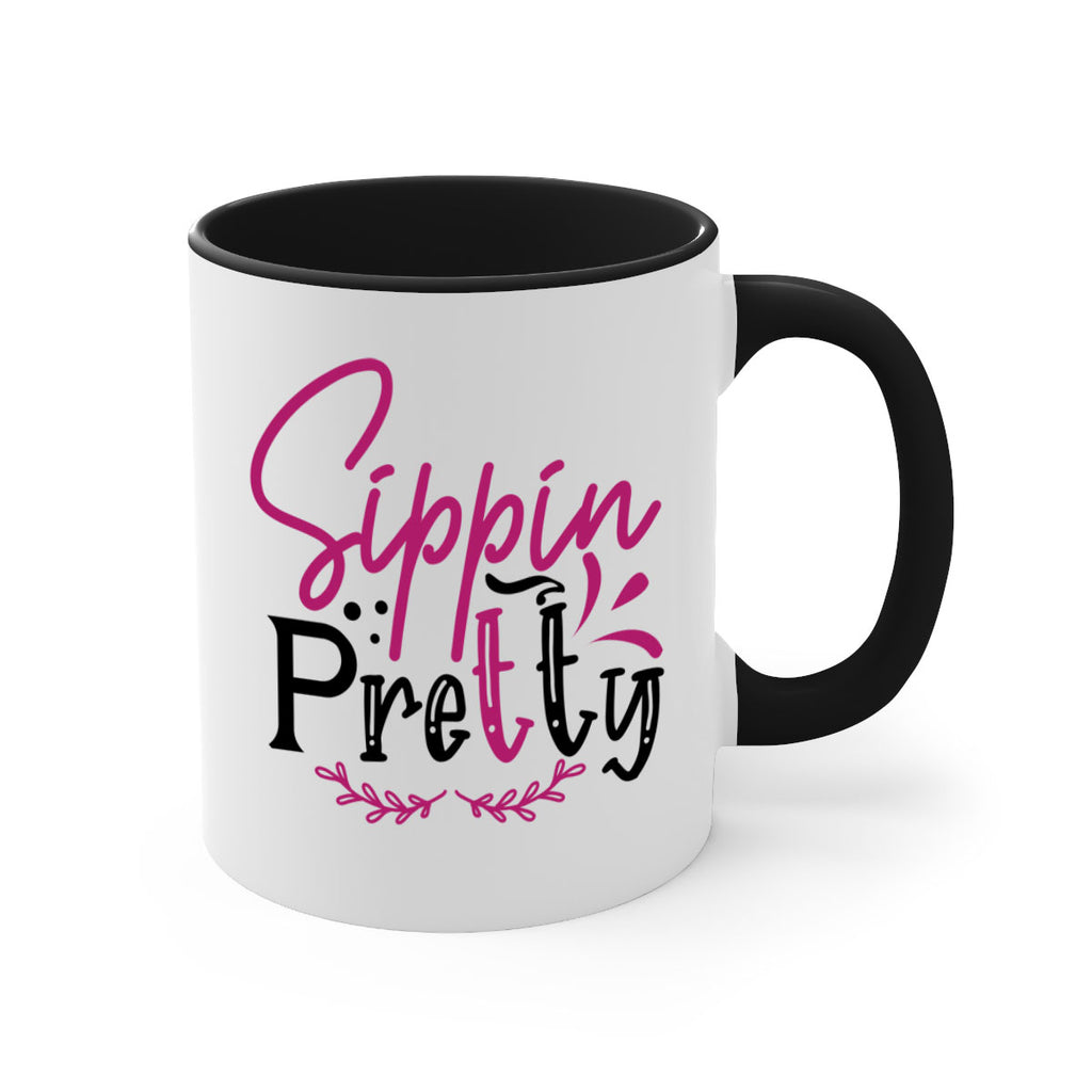 sippin pretty 161#- wine-Mug / Coffee Cup
