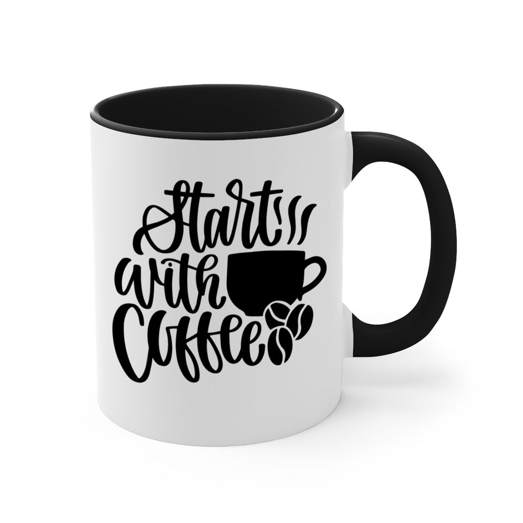 start with coffee 33#- coffee-Mug / Coffee Cup