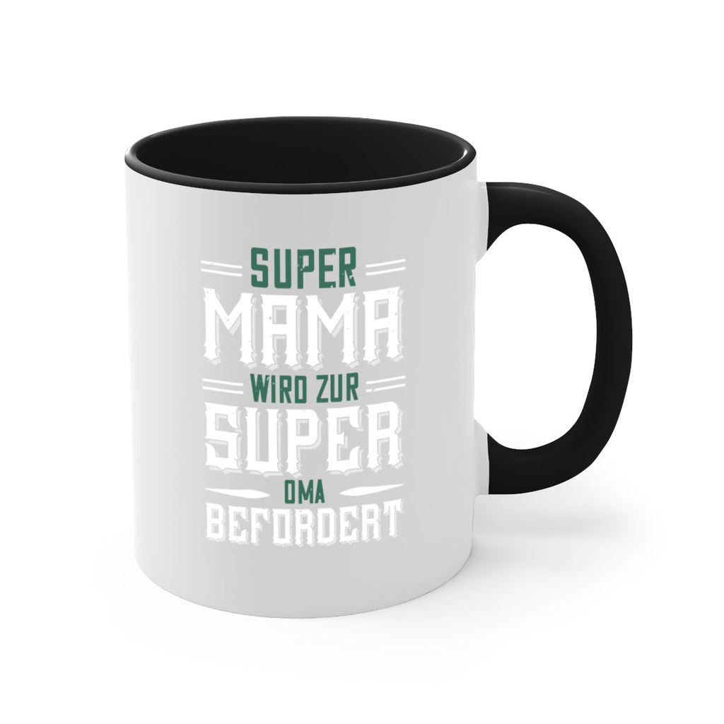 super mama wird zur 9#- grandpa-Mug / Coffee Cup