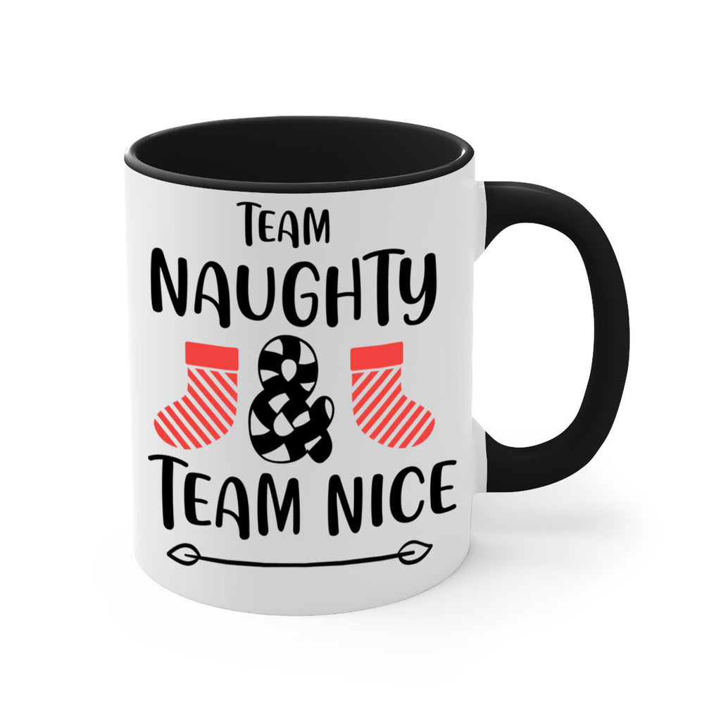 team naughty & team nice style 1188#- christmas-Mug / Coffee Cup