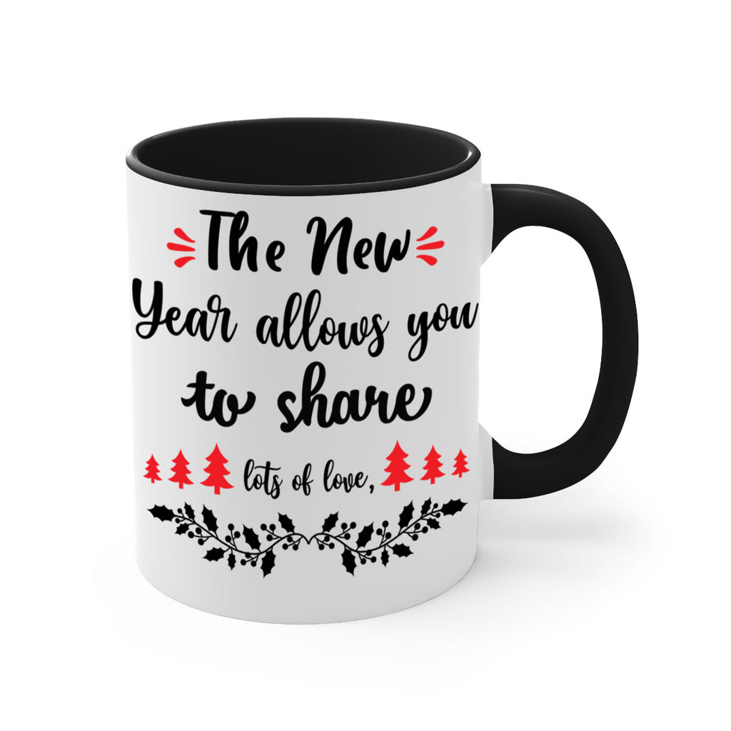 the new year allows you to share lots of love style 1205#- christmas-Mug / Coffee Cup