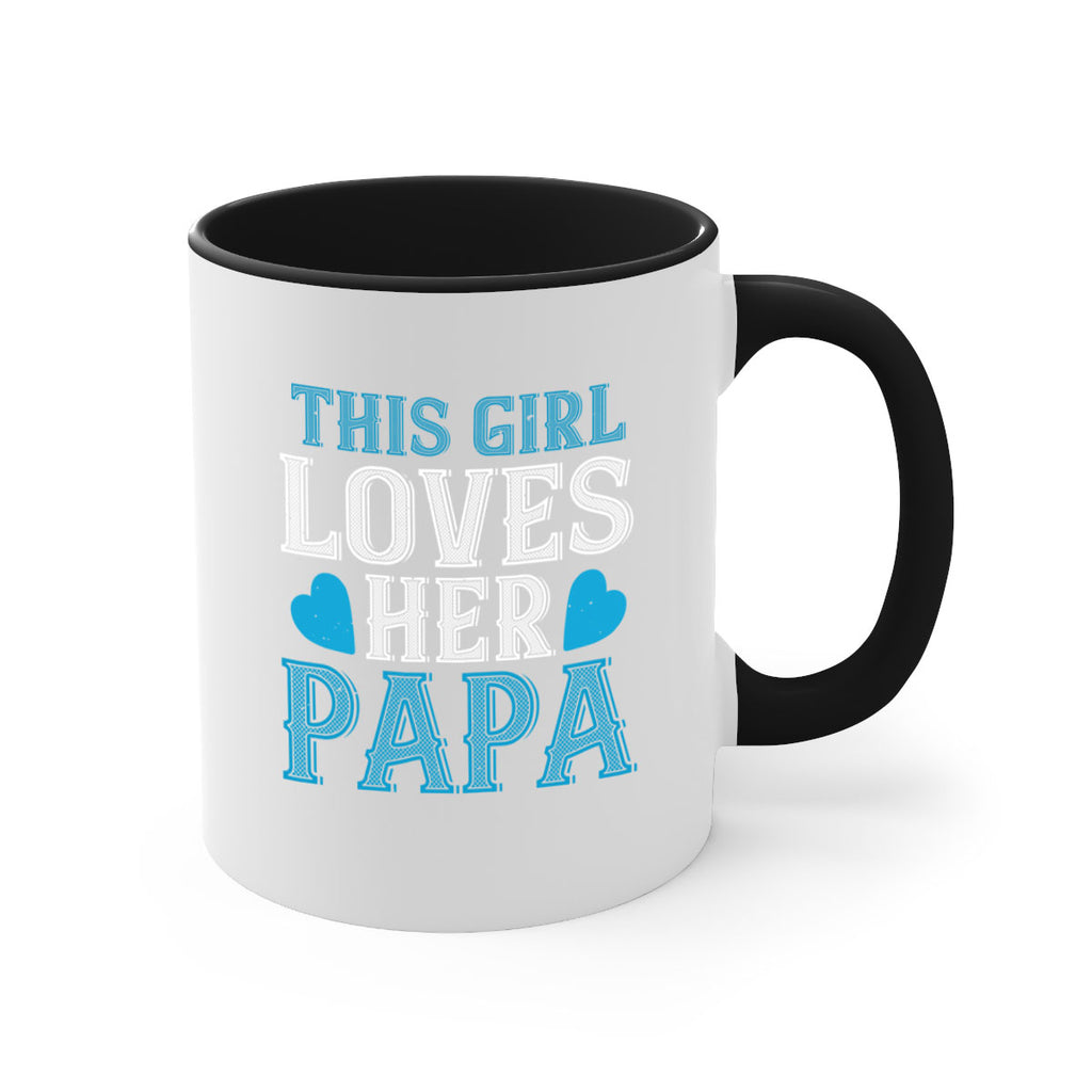 this girl loves her papa 3#- grandpa-Mug / Coffee Cup
