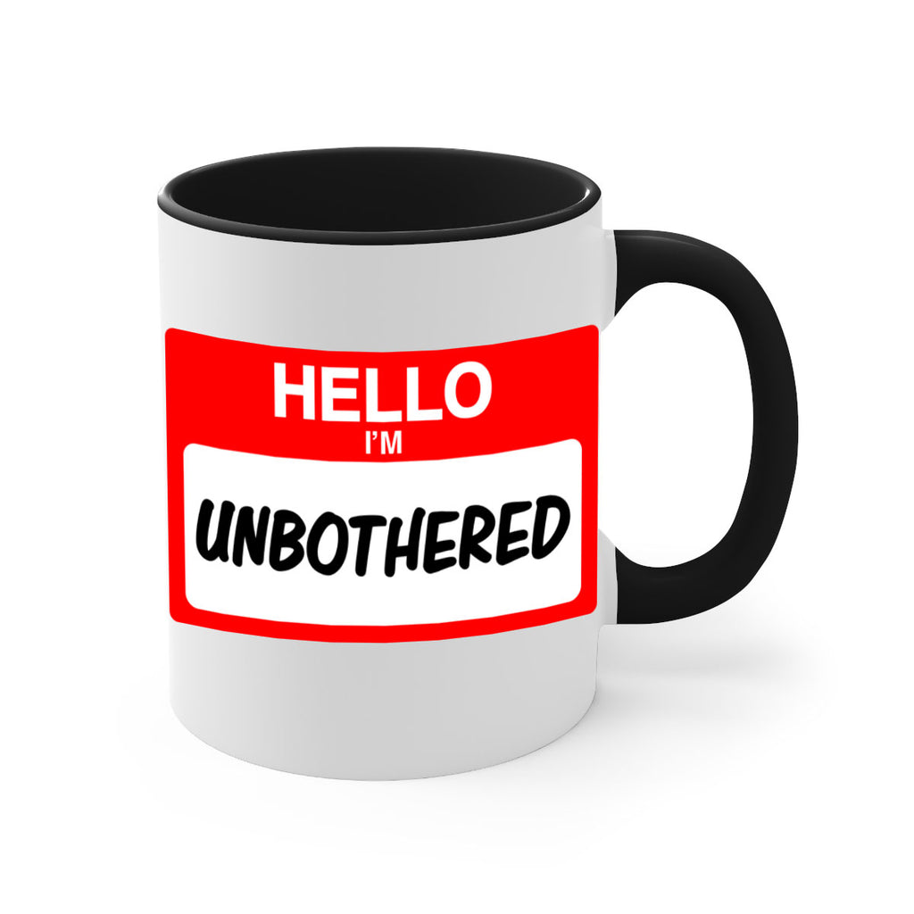 unbothered 14#- black words - phrases-Mug / Coffee Cup