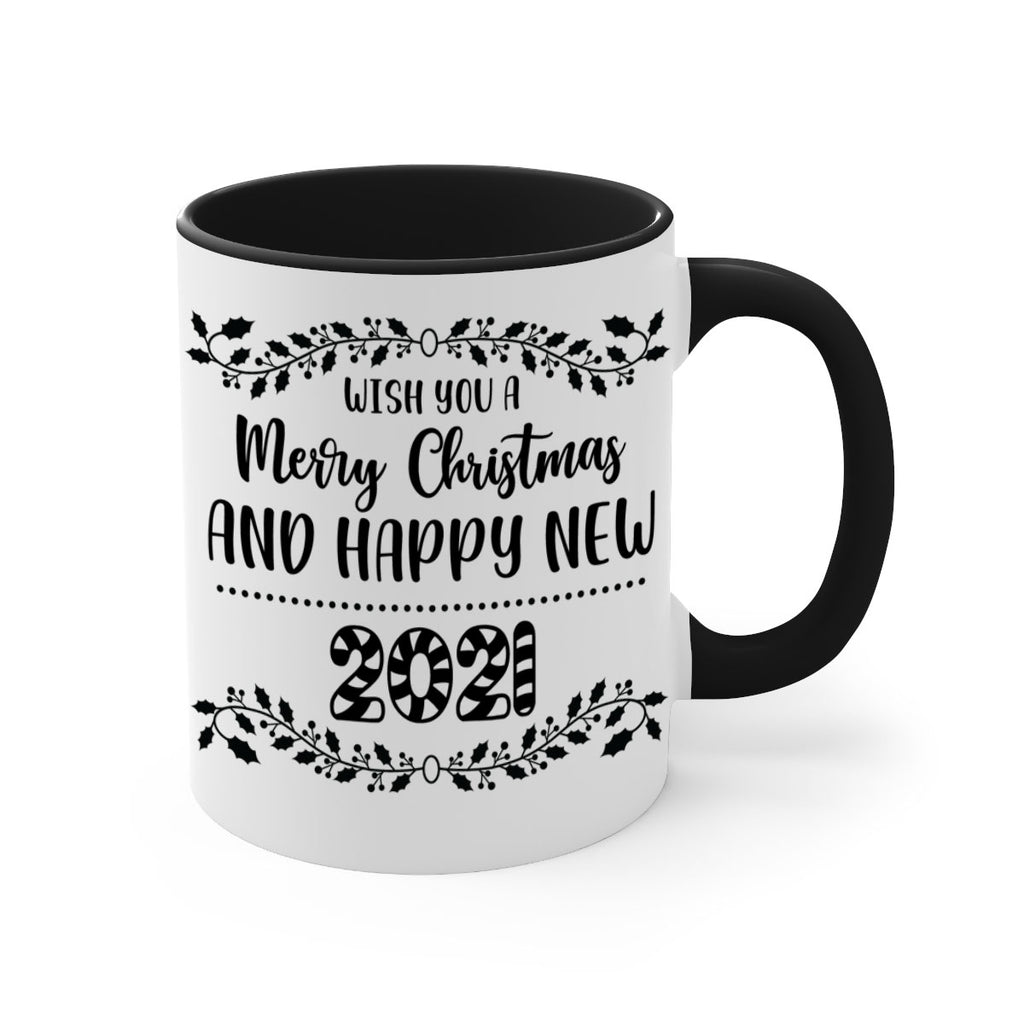wish you a merry christmas and happy new year style 1242#- christmas-Mug / Coffee Cup