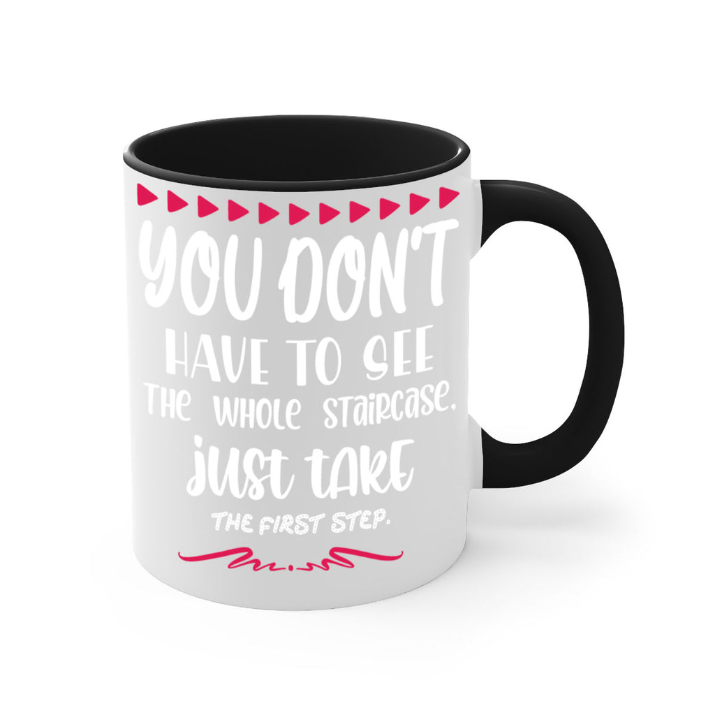 you don't have to see the whole staircase, just take the first step style 1250#- christmas-Mug / Coffee Cup