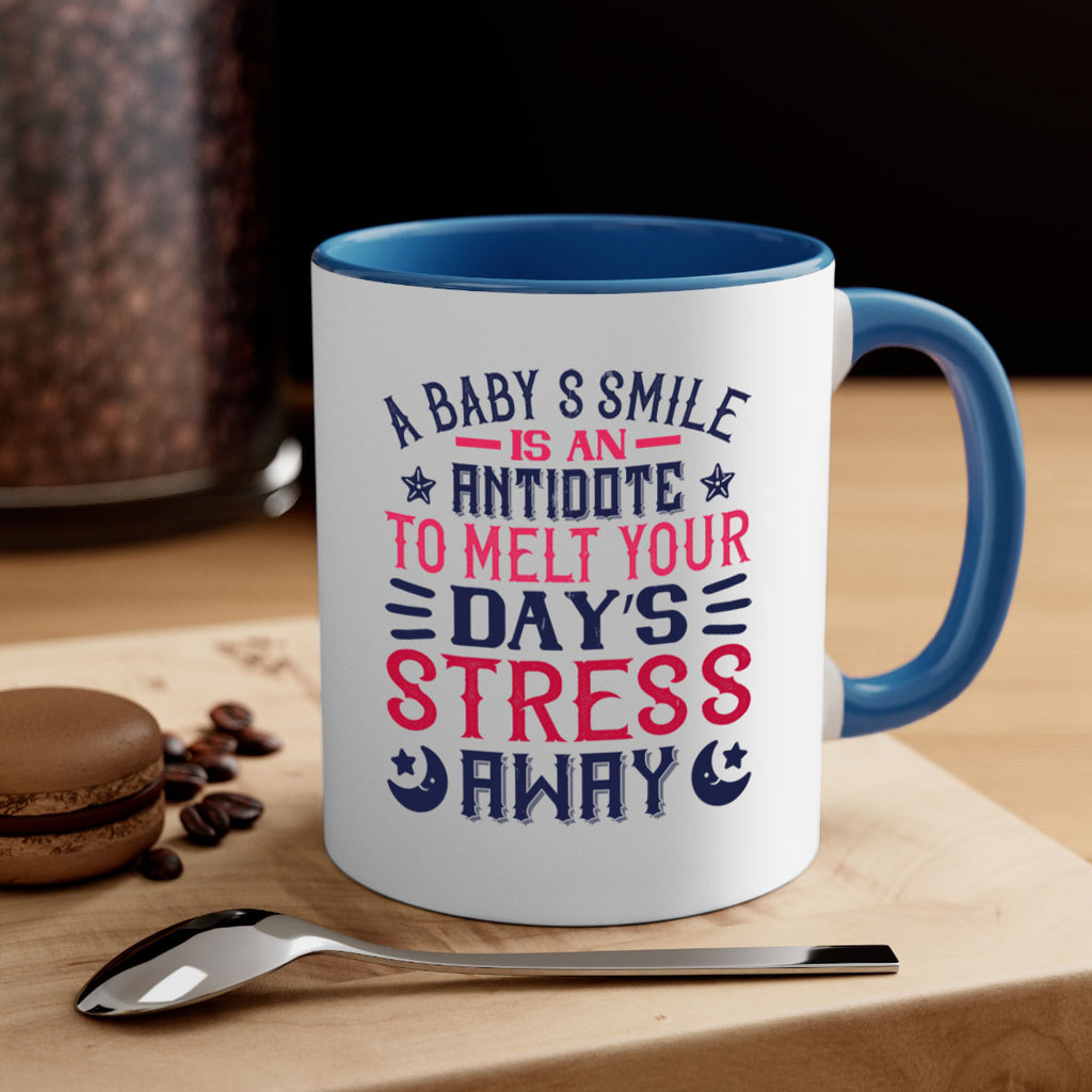 A baby’s smile is an antidote to melt your day’s stress away Style 135#- baby2-Mug / Coffee Cup