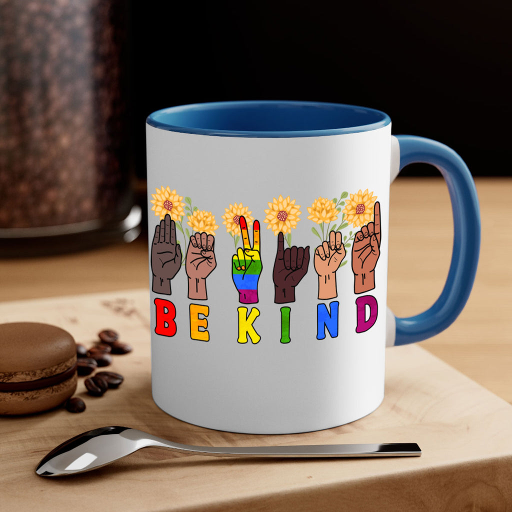 Be Kind Sign Language Hand Talking Lgbt 20#- lgbt-Mug / Coffee Cup