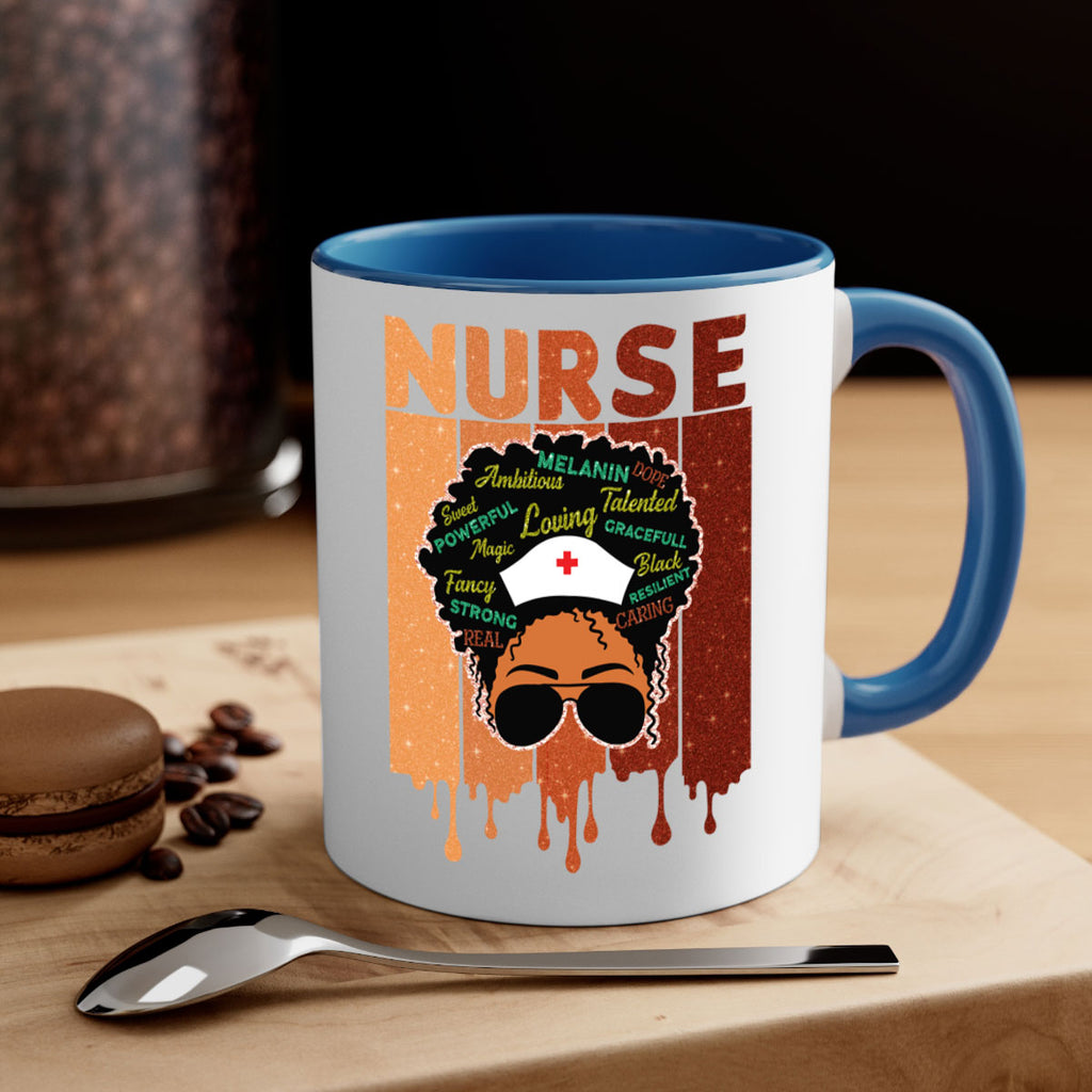 Black Nurse African Melanin Juneteenth 22#- juneteenth-Mug / Coffee Cup