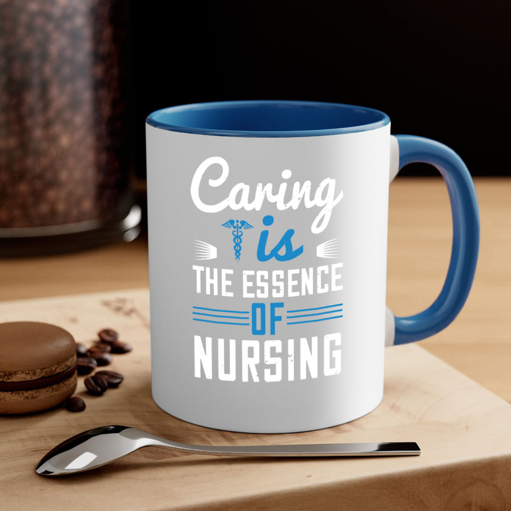 Caring is the essence of nursing Style 410#- nurse-Mug / Coffee Cup