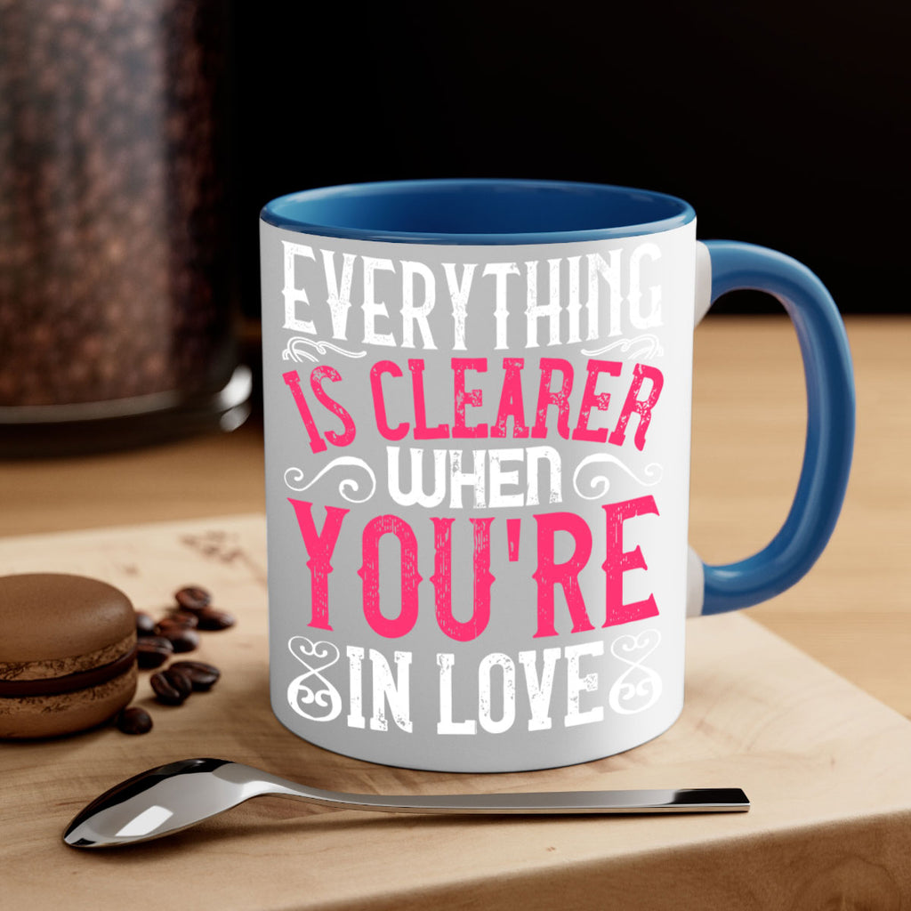Everything is clearer when youre in love Style 48#- Dog-Mug / Coffee Cup