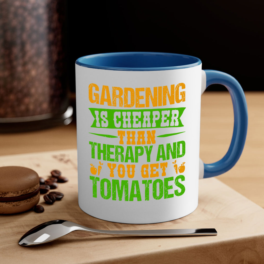 Gardening is cheaper than therapy 63#- Farm and garden-Mug / Coffee Cup
