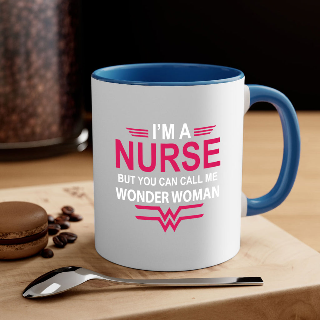 I am nurse but you can call me wonder woman Style 327#- nurse-Mug / Coffee Cup