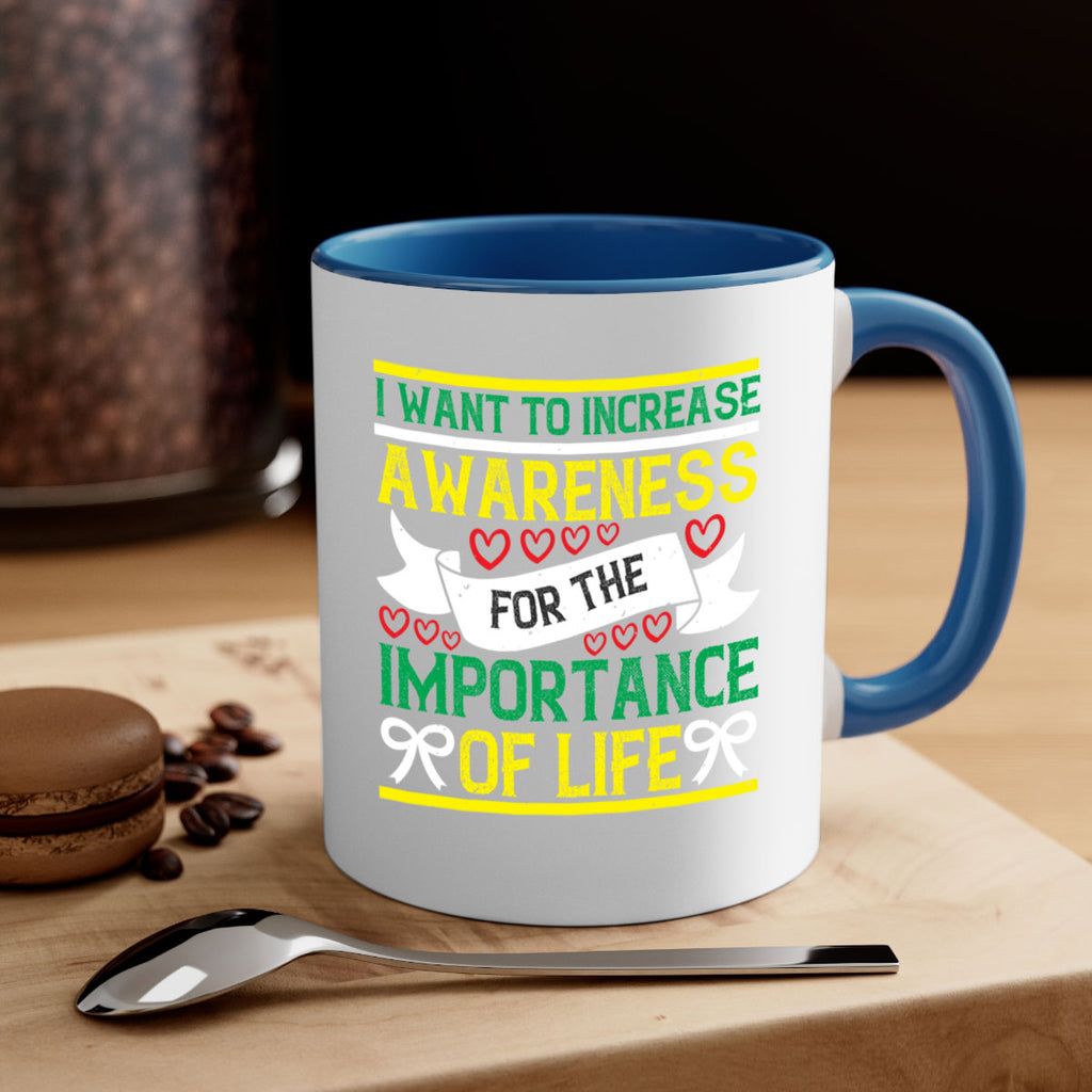 I want to increase awareness for the importance of life Style 44#- Self awareness-Mug / Coffee Cup