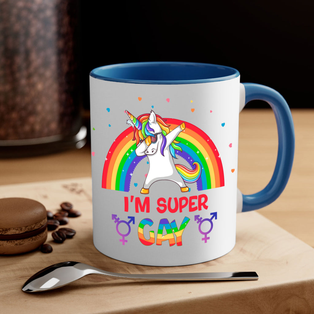 IM Super Gay Lgbt Pride Unicorn Png 44#- lgbt-Mug / Coffee Cup